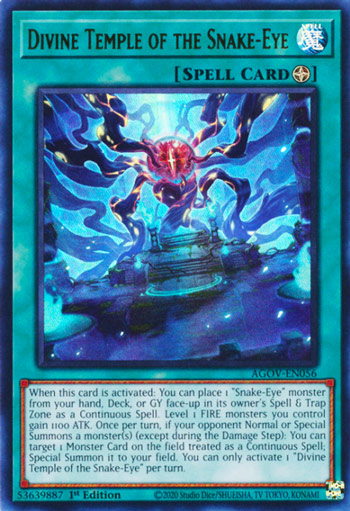 Divine Temple of the Snake-Eye - Yu-Gi-Oh! Card of the Day 