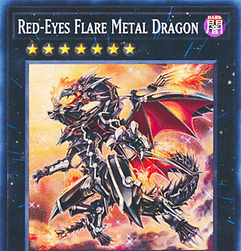 Red-Eyes Flare Metal Dragon