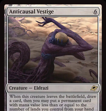 Anticausal Vestige