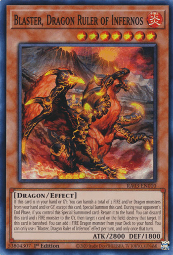 Blaster, Dragon Ruler of Infernos
