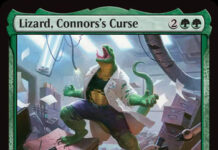 Lizard, Connors’s Curse – Spiderman MTG Review Lizard, Connors's Curse