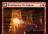 Combustion Technique – Avatar MTG Card of the Day Combustion Technique